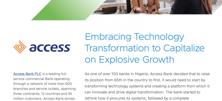 Access Bank - Embracing Technology Transformation to Capitalize on Explosive Growth