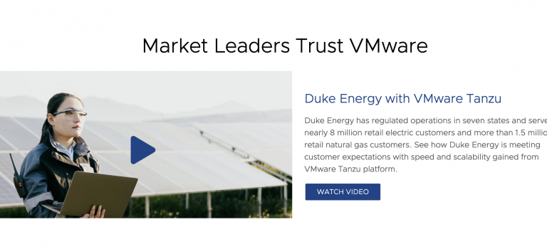 Duke Energy with VMware Tanzu
