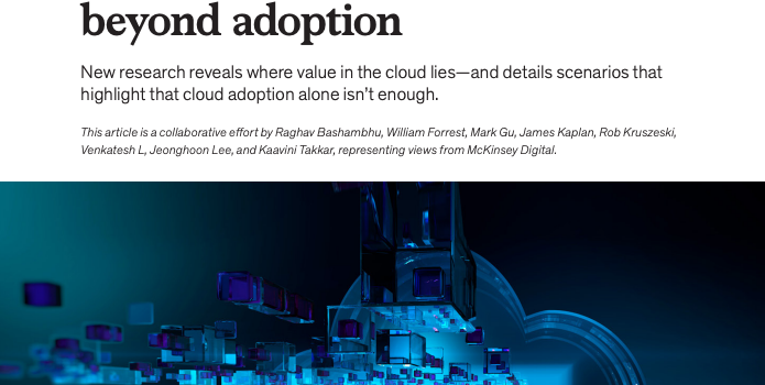 Projecting the global value of cloud: $3 trillion is up for grabs for companies that go beyond adoption