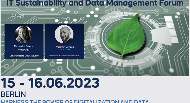 IT Sustainability & Data Management Forum