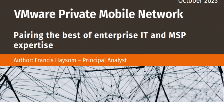 VMware Private Mobile Network: Pairing the best of enterprise IT and MSP expertise
